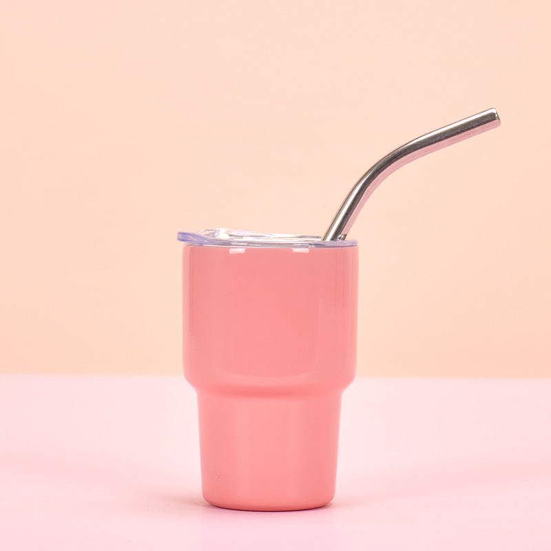 ONE Short Stainless Steel Straws for Shot Glass Cocktails Party Cups 