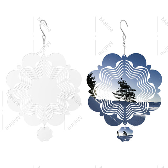 Wholesale Sublimation Wind Spinner Blanks 26 shapes 3 Inch 8 Inch 10 I Meline Wang Blanks