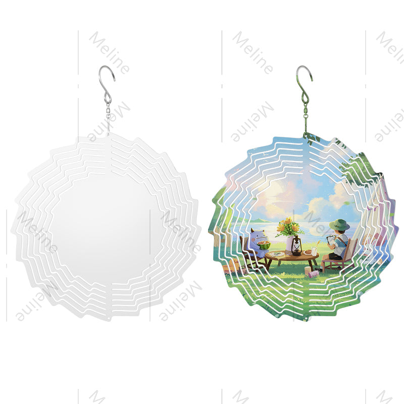 Wholesale Sublimation Wind Spinner Blanks 26 shapes 3 Inch 8 Inch 10 I